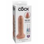 Realistic vaginal phallus dildo with suction cup king cock uncut cock 6 flesh