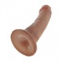 Do it with realistic vaginal dildo suction cup king cock 6 tan