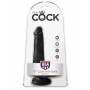 Black phallus king cock realistic vaginal dildo with 6 cock testicles