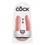 Fallo doppio vaginale anale dildo realistico king cock flesh shaped medium flesh