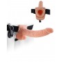 Realistic Vibrator Wearable Strap on Dildo Vaginal Phallus Vibrating 9 Cable
