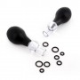 Nipple sucking stimulator with fetish suction fantasy nipple erector set