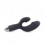 Realistic Vibrator Double Black Dildo Vibrating Vagiinal Vibrator for Silicone G-spot