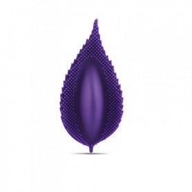 clitoral stimulator silicone vaginal vibrator fan clit leaf purple