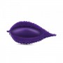 stimolatore clitoride vibratore vaginale in silicone fan clit leaf purple