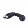 Anal Vibrator for Men Black Silicone Prostate Vibrating Dildo