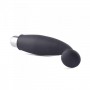 Vibratore nero in silicone stimolatore vaginale dildo fallo vibrante mini finger fan stalk