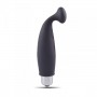 Black Silicone Vibrator Vaginal Stimulator Dildo Phallus Vibrating Mini Finger Fan Stalk