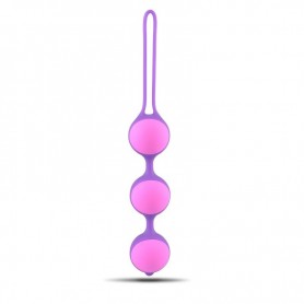 Vibrating Vaginal Balls Geisha Kegel Sex Toys Massager Stimulator Triple Purple Balls