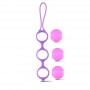 Vibrating Vaginal Balls Geisha Kegel Sex Toys Massager Stimulator Triple Purple Balls