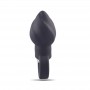 Anal Vibrating Plug Phalluses Silicone Vibrating Dildo the butt black helix