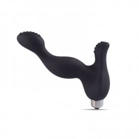 Black Prostate Dildo Vibrator Phallus Stimulator for Silicone Men