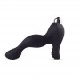 Black Prostate Dildo Vibrator Phallus Stimulator for Silicone Men