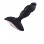 vibratore anale ricaricabile stimolatore prostata dildo fallo vibrante prostatico in silicone nero