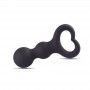 Silicone anal plug the ancor dildo phallus stimulator sex toys black