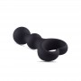 Silicone anal plug the ancor dildo phallus stimulator sex toys black