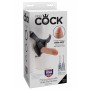 Fallo king cock dildo strap on indossabile realistico pene finto uncut cock 7 flesh