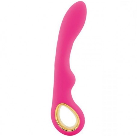Silicone Vaginal Vibrator Rechargeable Dildo Vibromassager Realistic Vibrating Phallus Pink