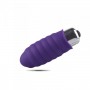 Vaginal Vibrator Phallus Vibrating Dildo Mini Stimulator Clittoris in Purple Silicone