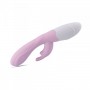 Vibratore vaginale rabbit doppio stimolatore clitoride realistico ricaricabile in silicone rosa