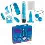 Sex toys Kit for Couple Vaginal Stimulator Plug Dildo Vibrator Realistic Vaginal Anal Blue Toy Set