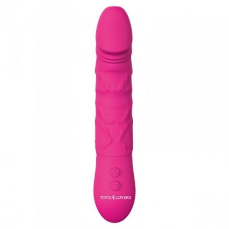 Realistic Silicone Vibrator Vaginal Phallus Rechargeable Vibrator Vibrator Pink