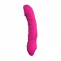 Vibratore in silicone realistico vaginale fallo dildo vibrante ricaricabile impermeabile rosa