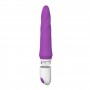 Silicone Vibrator Realistic Vaginal Anal Dildo Vibrating Phallus Silicone Unicorn Vibe Purple