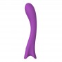 Vibratore ricaricabile vaginale in silicone massaggiatore stimolatore fallo dildo vibrante plot clit purple