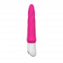 Realistic Silicone Vibrator Vaginal Anal Dildo Vibrating Phallus Vibe Pink