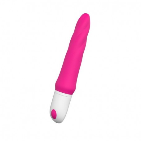 Realistic Silicone Vibrator Vaginal Anal Dildo Vibrating Phallus Vibe Pink