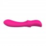 Vibratore vaginale stimolatore per donna in silicone fallo dildo vibrante convex pink