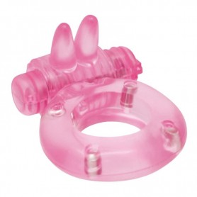 Penis vibrating cockring phallic ring with clitoral stimulator