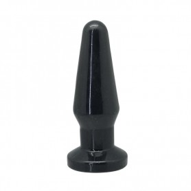 Anal plug medium butt anal phallus dildo with black stone