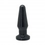 plug anale medium butt dildo fallo anale con pietra nero