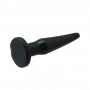 The Black Plug Anal Black Phallus for Women and Men Dildo Anal Slim Butt