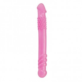 Realistic vaginal phallus double anal dildo cock pink mini sex toy woman