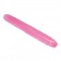 Dildo phallus double vaginal anal pink realistic sex toy couple