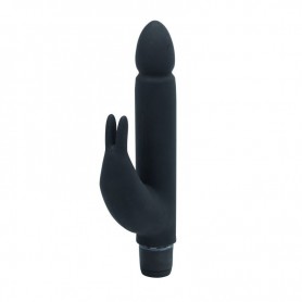 Black vibrator phallus vibrating dildo rabbit double stimulator vaginal clitoris