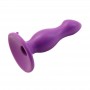 Make anal dildo anal butt purple with suction cup sex toys stimulator