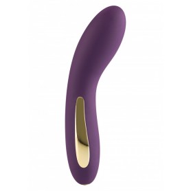 Vaginal Vibrator Stimulator for G-Point Dildo Rechargeable Waterproof Sex Toys Purple