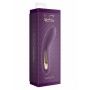 Vaginal Vibrator Stimulator for G-Point Dildo Rechargeable Waterproof Sex Toys Purple