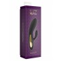 Vibrator Rabbit Silicone Dildo Black Double Phallus Vibrator Vibrator Stimulator for Women's Clittoris