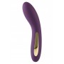 Vaginal Vibrator Stimulator for G-Point Dildo Rechargeable Waterproof Sex Toys Purple