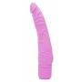 Vibratore vaginale anale realistico slim fallo fallo vibrante pink in silicone sex toys get real