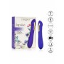 Vibratore vaginale anale stimolatore clitoride con scarica elettrica dildo fallo vibrante in silicone