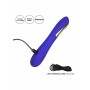 Vaginal Anal Vibrator Clittoral Stimulator with Electric Discharge Silicone Vibrating Phallus Dildo