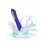 Vibratore vaginale anale stimolatore clitoride con scarica elettrica dildo fallo vibrante in silicone