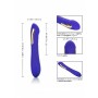 Vibratore vaginale anale stimolatore clitoride con scarica elettrica dildo fallo vibrante in silicone