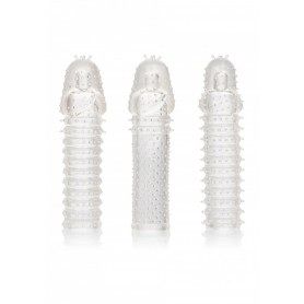 kit guaina fallica prolunga per il pene indossabile set 3 pz sex toys cock Extension